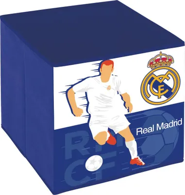 Image de panier de rangement Real Madrid junior 31 x 31 x 31 cm bleu