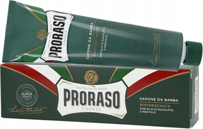 Zdjęcie produktu dla 1x Krem do golenia Proraso RINFRESCANTE w tubce zielone 150 ml