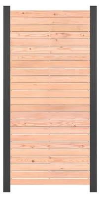 Produktbild von Ligna Gard Rhombus Steckzaun Set Island ca. 81,5 x 180 cm Holz Europäische Lärche Sichtschutz Zaun Ohne Pfosten Ohne Abschlussleiste