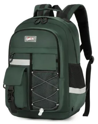 Produktbild von Schulrucksack Jungen Teenager Groß Armeegrün Wasserdicht Leicht 32x20x45cm