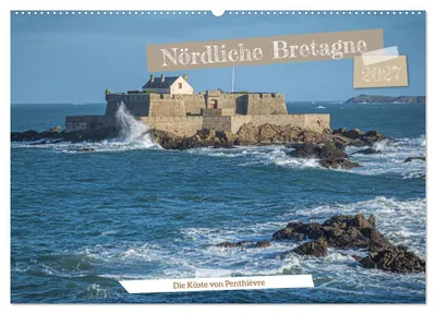 Produktbild von Nördliche Bretagne Die Küste von Penthièvre (Wandkalender 2027 DIN A2 quer), CALVENDO Monatskalender
