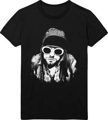 Zdjęcie produktu dla Kurt Cobain One Colour Black S Koszulka