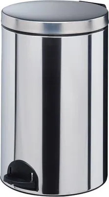 Image de Poubelle à pédale 20l inox - Rossignol - 90254 -
