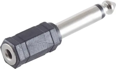 Immagine prodotto di Adattatore di massima connettività S/CONN, da spina jack mono 6,3 mm a presa jack mono 3,5 mm (57001)