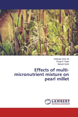 Produktbild von Effects of multi-micronutrient mixture on pearl millet