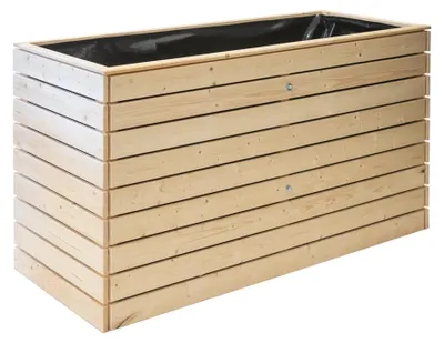 Image de Westmann Asket XL : Plate-bande surélevée de jardin en bois, sans fond, dimensions 160 x 70 cm