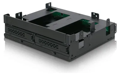 Obrázok produktu pre Icy Dock MB732SPO-B, Čierna, Kov, Plast, 5,7,9.5,12.5,15 mm, 12 Gbit/s, CE, REACH, 145,8 mm
