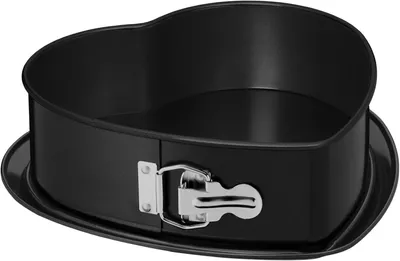Produktbild von Backform Herz 25 x 26 x 7 cm, Springform auslaufsicher, Kuchenform Herz antihaftbeschichtet, gleichmäßige Bräunung