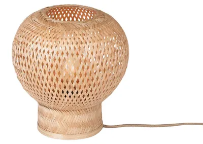 Produktbild von GOOD&MOJO Tischlampe Barbados Bambus/Globe ø25xh.27cm Natur