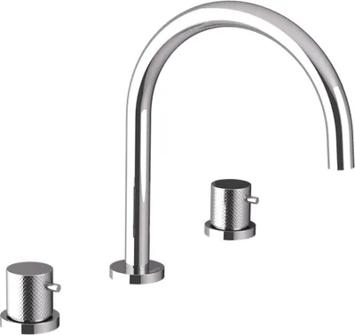 Zdjęcie produktu dla 3-otworowa bateria umywalkowa ULTRASAN, chrom