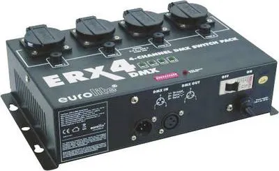 Immagine prodotto di Eurolite DMX Switchpack ERX-4 DMX 4-Kanal (ERX-4 DMX)