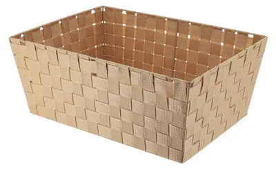 Produktbild von Kleiderschrankkorb aus Polyester, 32,5 x 45 x 18 cm, beige