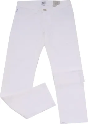 Produktbild von 9822U pantalone bimba ARMANI JUNIOR bianco jegging cotone pant kid