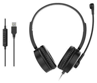 Obrázek produktu pro Equip 245301, Kabel, Hovory/hudba, 20 - 20000 Hz, 120 g, Sluchátka s mikrofonem, Černá