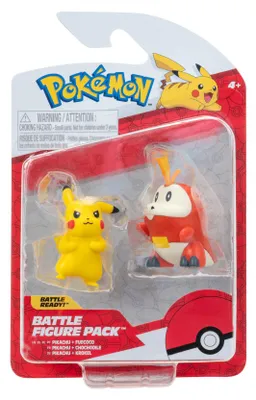 Image de Figurines Pokémon - 2 packs Asst (Charmander&Pikacu, Squirtle&Pikacu, Bulbusaur&Pikacu)