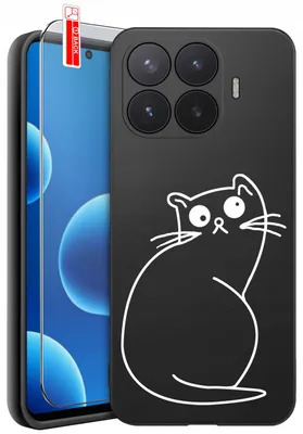 Productafbeelding van Beschermhoezen voor de Xiaomi 17T Pro – Designs | Mat siliconen hoesje + 9H-glas
