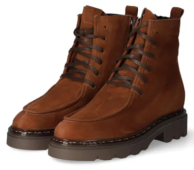 Productafbeelding van Kaerlek dames veterschoenen, bruin, leer, maat 42