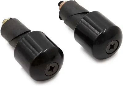 Productafbeelding van Metalen kettingbeschermers, 17 mm, zwart - 2 stuks - Fietsaccessoires