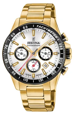 Immagine prodotto di Festina orologio da uomo Elegante orologio da polso in acciaio inossidabile oro UF20634/1