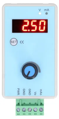 Signalgenerator, 0-10 V/2-10 V, 0-20 mA/4-20 mA, schwarz