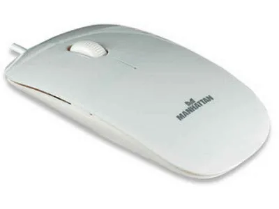 Zdjęcie produktu dla Manhattan 177627 Manhattan Maus Slim optisch USB 1000dpi weiß retail