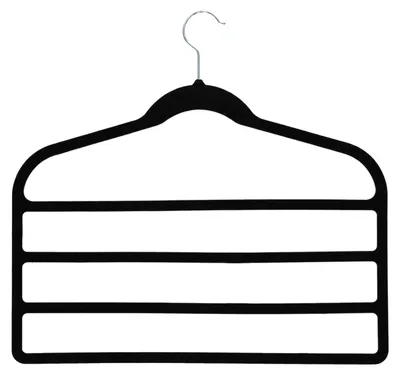 Imagen del producto de Perchas multifuncionales, que ahorran espacio, con diseño antideslizante, paquete de 12 unidades