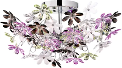 Obrázok produktu pre stropné svietidlo Flower40 Watt 25 x 51 cm oceľ/akryl