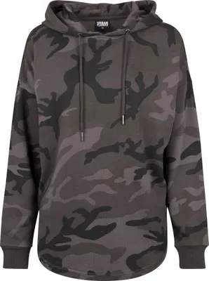 Immagine prodotto di Urban Classics Donna - Felpa con cappuccio oversize camo scuro - XS