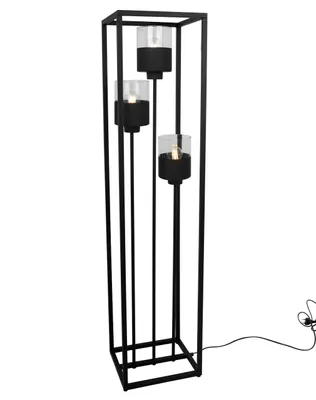 Produktbild von Stehleuchte, Metallschirm, Schwarz, 130 cm