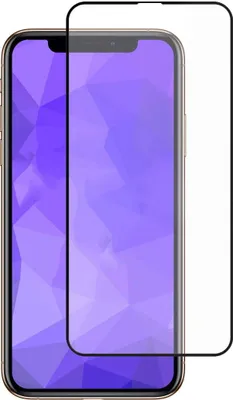 Produktbild von Gehärtetes Glas 3mk HardGlass Max Lite für Iphone XR/11, schwarzer Rahmen