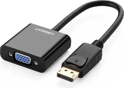 Zdjęcie produktu dla UGREEN Adapter DisplayPort męski na żeński VGA - czarny