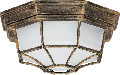 Zdjęcie produktu dla Lampa sufitowa zewnętrzna klasyczna 1xE27 Milano złoto antyczne 8376 Rabalux