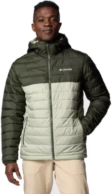 Obrázek produktu pro COLUMBIA Powder Lite II Bunda s kapucí SAFARI, GREENSCAPE SAFARI, GREENSCAPE XL
