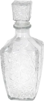 Produktbild von Elegante quadratische Karaffe mit Korken für Getränke