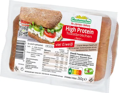 Immagine prodotto di Mestemacher Frollini ad alto contenuto proteico con tante proteine 260g