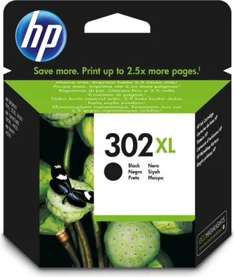 Produktbild von HP Original Tintenpatronen NR.302XL/F6U68AE – Perfekte Druckqualität und Zuverlässigkeit