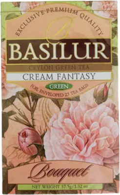 Produktbild von Basilur grüner Tee Cream Fantasy 25 Teebeutel Ceylon Grüntee green tea