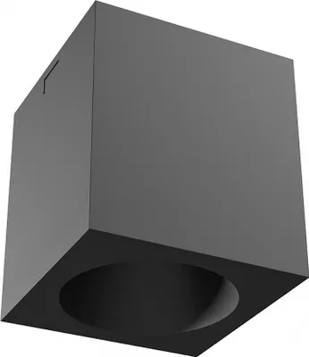 Produktbild von Spectrum LED Deckenleuchte Chloe Schwarz eckig 7W 560lm CCT 2700K/4000K/6000K 45° UGR<19
