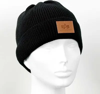Obrázek produktu pro Pánská zimní čepice Alpha Industries Docker Beanie Black - UNI