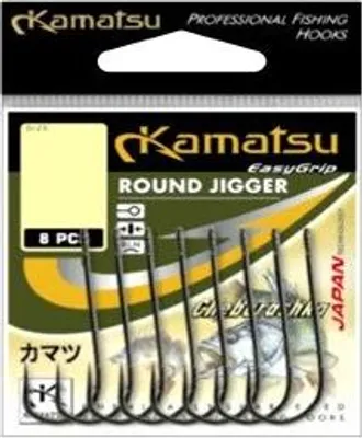 Obrázok produktu pre Kamatsu Rund Jiggerhaken Nr. 3/0 8 Stück 512600330