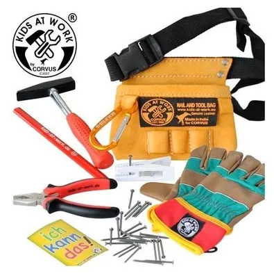 Produktbild von Kids at Work Werkzeuggürtel Spielzeug Set Mini für Kinder