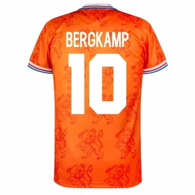 Produktbild von Holland Retro Fußballtrikot WM 1994 + Bergkamp 10 - L
