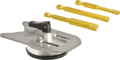 Zdjęcie produktu dla Rems Fliesenbohrer Set (3-Teilig, Diamantbesetzte Trockenbohrkronen) 181700 R