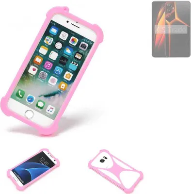 Produktbild von K-S-Trade Handy Hülle kompatibel mit Tecno Pova 4 Schutz Hülle Bumper Silikon Schutz Hülle Cover Case Silikoncase Silikonbumper TPU Softcase