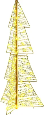 Image de Sapin de Noël avec 100 LED Blanc chaud 120 cm PET