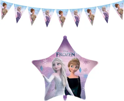 Produktbild von 2-tlg. Frozen 2 Wind Spirit Party Set für Kindergeburtstag