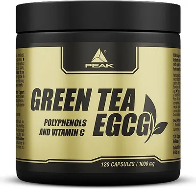 Produktbild von Peak EGCG Grüntee Extrakt 120 Kapseln