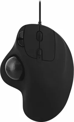 Produktbild von ERGO Optische Maus, Ergonomisch, Schwarz, mit USB-C und USB-A Konnektivität