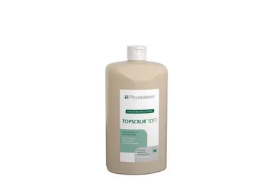 Produktbild von Handreiniger TOPSCRUB® SOFT 500ml mikroplastikfrei 500ml Hartflasche PHYSIODERM