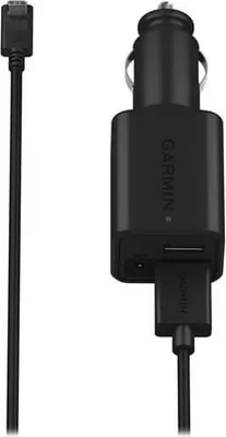 Produktbild von Garmin USB-C-KFZ-Anschlusskabel, Auto, Zigarettenanzünder, Schwarz